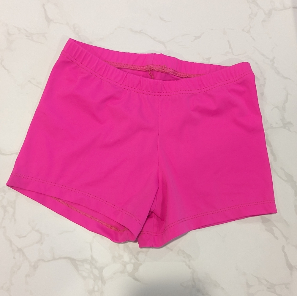 Balera hot pink spandex shorts size small
